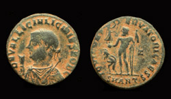 Licinius II, Antioch Mint, Imperial Mantle with Jupiter reverse